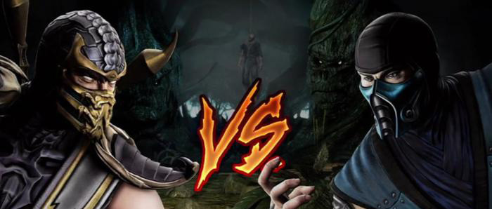Image of Scorpion vs Subzero to show the battle of Blogger vs WordPress battle