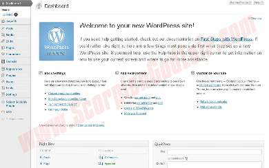 Blogger vs WordPress WP Dashboard