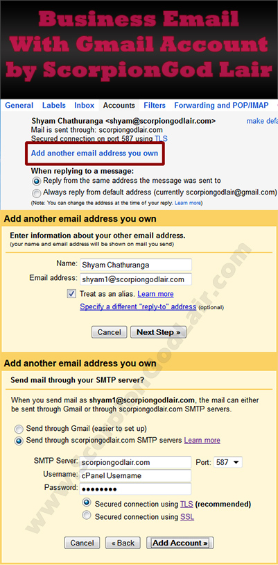 How to use domain business email with Gmail tutorial image